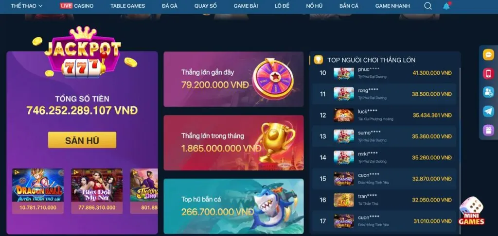 Hoàn trả thể thao hàng tuần Win 99
